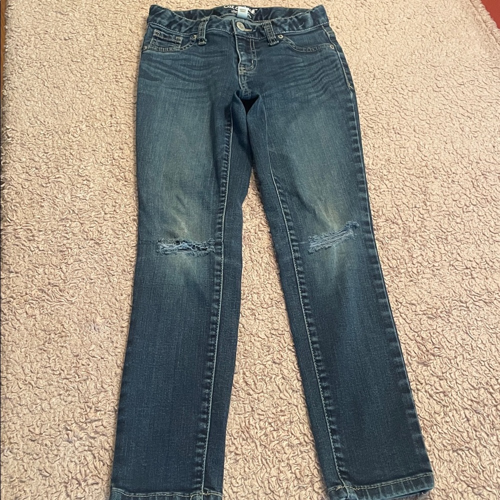 🔥$4/20 Cat & Jack Girls Skinny Stretch Jeans - size 8